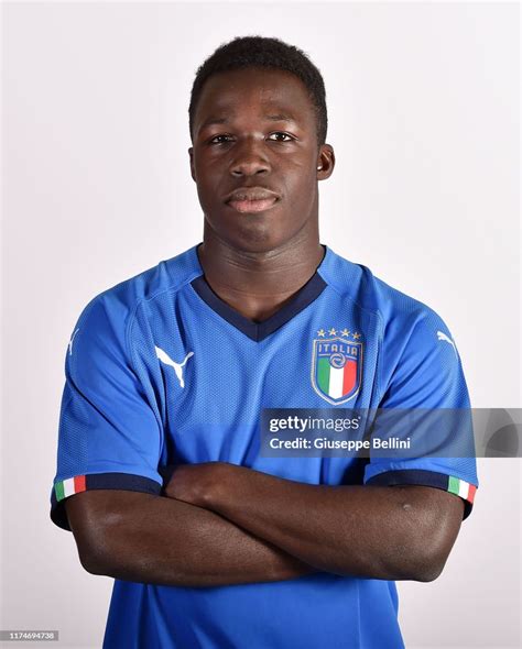 Degnand Wilfried Gnonto Of Italy U17 Poses During The Official News Photo Getty Images