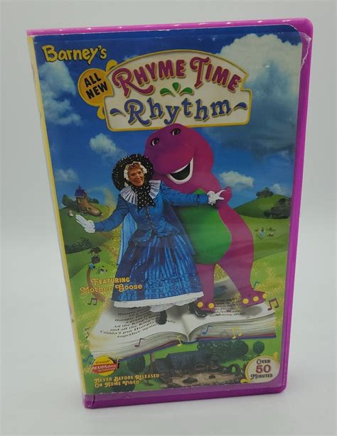 Barney Rhyme Time Rhythm Vhs Video Tape Grelly Usa