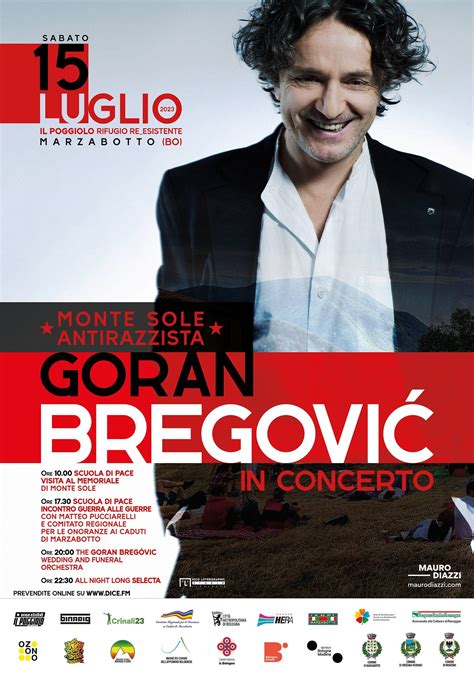 Goran Bregovi A Monte Sole Aics Bologna