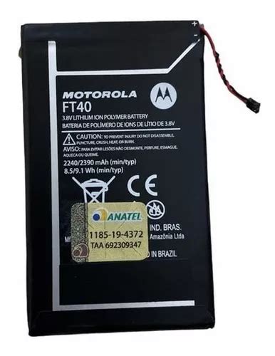 Flex Carga Bateira Motorola Moto E2 Ft40 Original Parcelamento Sem Juros