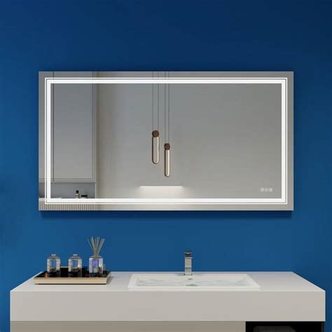 Sj Star Jane In W X In H Rectangular Frameless Wall Mounted