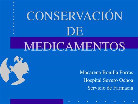 Ppt Conservaci N De Medicamentos Powerpoint Presentation Free