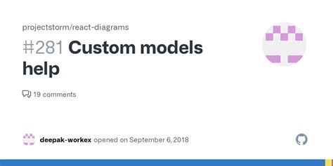 Custom Models Help Issue Projectstorm React Diagrams Github