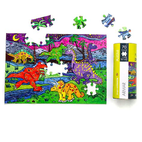 PUZZLE DINOSAURIO ROMPECABEZAS 70 Piezas