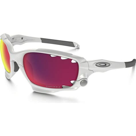 Oakley Racing Jacket White Sunglasses Prizm Oo9171 32 Sportique