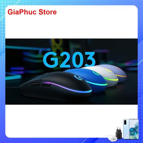 Chuột Gaming Logitech G203 Lightsync Hàng Chính Hãng Shopee Việt Nam