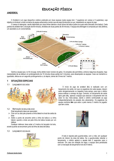 Andebol educação fisica EDUCAÇÃO FÍSICA ANDEBOL O Andebol é um jogo