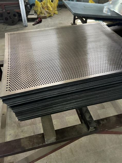 Goel Round Gi Perforated Sheet For Industrial At Rs Sq Ft In