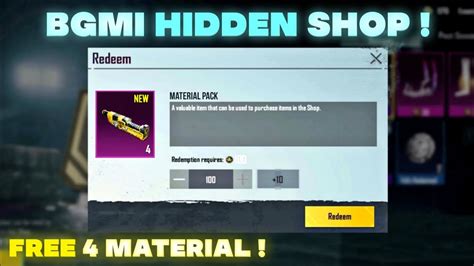 Free Direct Material In Bgmi Pubg How To Get Free Materials In