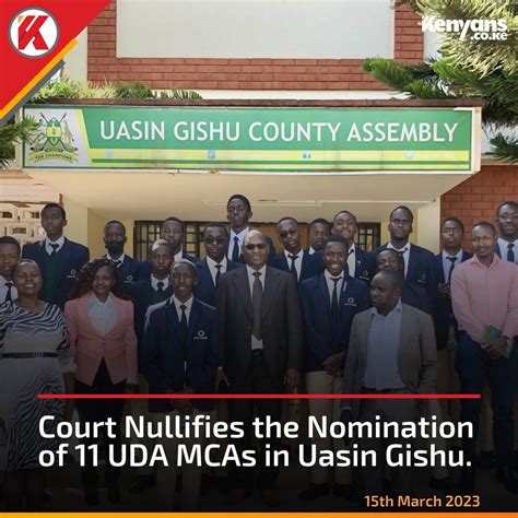 Kenyans Co Ke On Twitter Court Nullifies The Nomination Of Uda