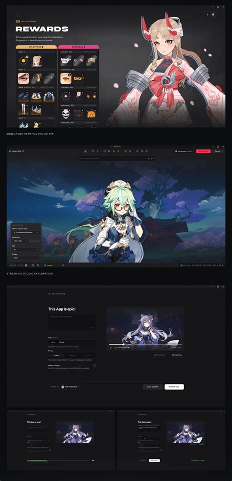 Hyper Online: Avatar VTuber Studio Desktop App - UI UX :: Behance