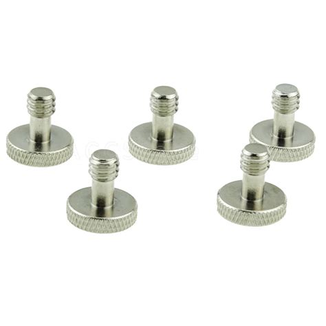 5pcs 1 4 20 Precision Stainless Steel Screw For Camera Tripod And