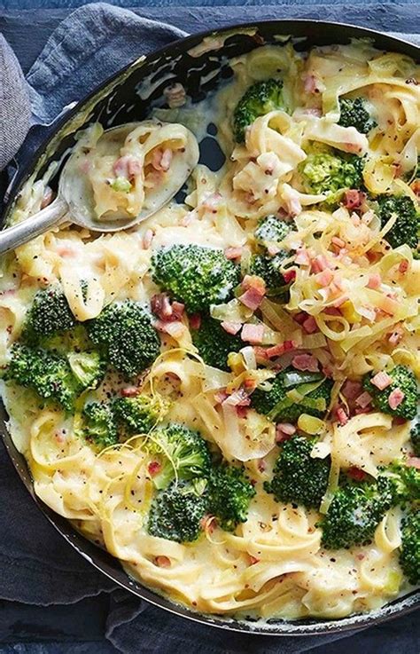 Au On Instagram “easy Cheesy One Pan Bacon And Broccoli Pasta It S Ready In 30 Mins