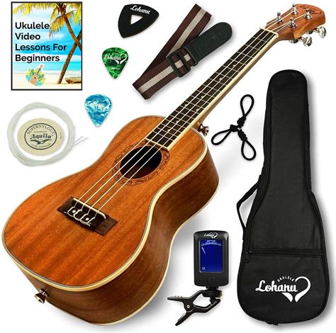 Ukulele Concert Size Bundle From Lohan