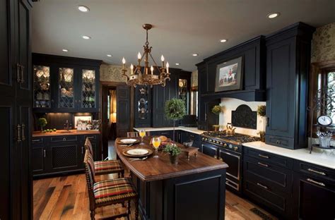 43 Dramatic Black Kitchens For A Bold Statement