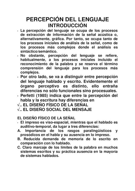 PDF PERCEPCIÓN DEL LENGUAJE uv es PDF filePERCEPCIÓN DEL HABLA