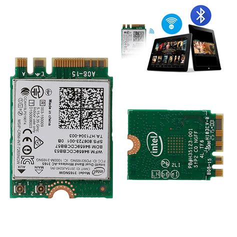 Wireless AC 3165NGW 433M WiFi Dual Band Bluetooth NGFF For HP 430 840