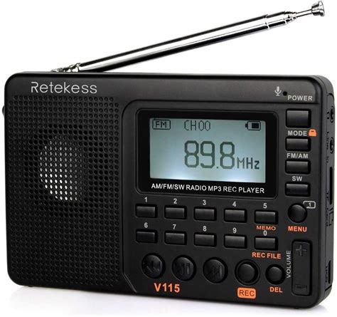 Retekess V Compact Am Fm Shortwave Radio