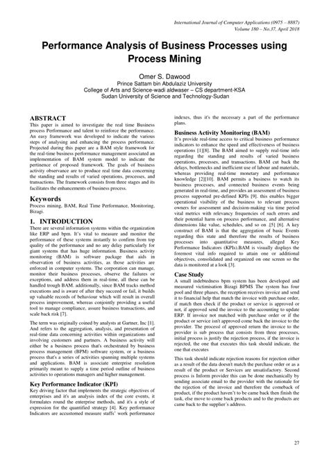 performance analysis  business processes  process mining