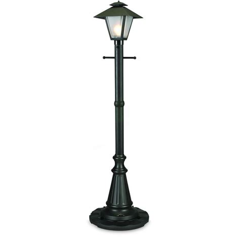 Patio Living Concepts Cape Cod Black Outdoor Plug In Post Lantern Patio