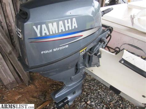 Armslist For Sale Yamaha 25hp 4 Stroke Electric Start Tiller Handle Short Shaft