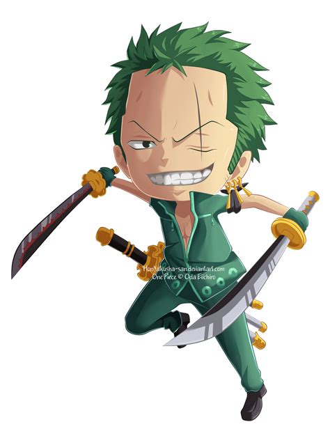 Zoro Chibi The Film Gold Render By Honyakusha San On Deviantart