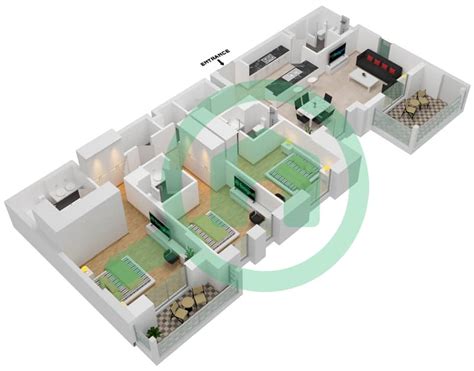 Floor Plans For Type Unit B Bedroom Apartments In Al