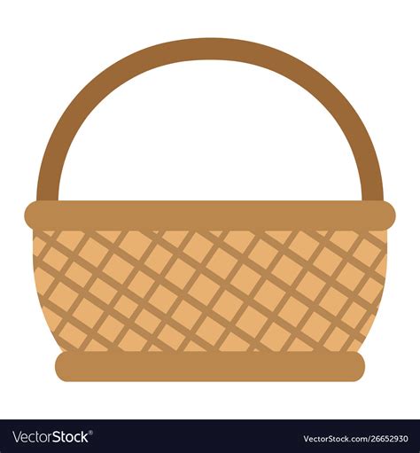 Isolated picnic basket design Royalty Free Vector Image