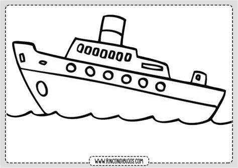 Dibujo Barco Para Colorear Rincon Dibujos X Novelty Illustration