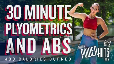 30 Minute Plyometrics And Abs Workout 🔥burn 400 Calories 🔥sydney