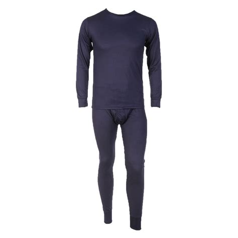 Slm Mens Two Piece Ribbed Long Johns Thermal Underwear Set Walmart