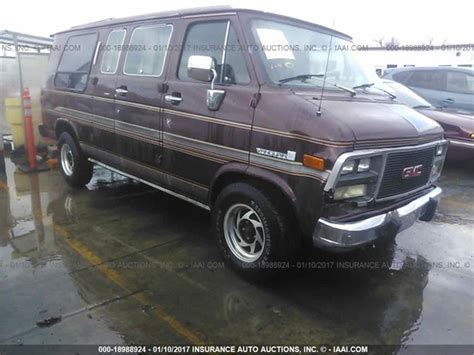 1992 Gmc Rally Wagon Van For Sale Cc 960962