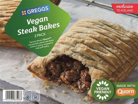 Greggs Frozen Vegan Range To Launch In Iceland Totally Vegan Buzz