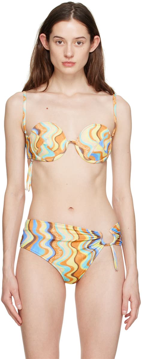 Haut De Bikini Le Haut De Maillot Aouro Multicolore Le Raphia