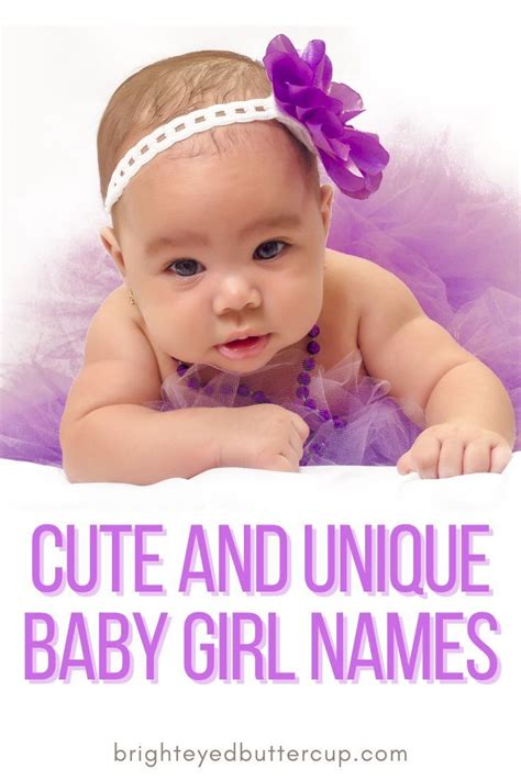 Unique Baby Girl Names Artofit