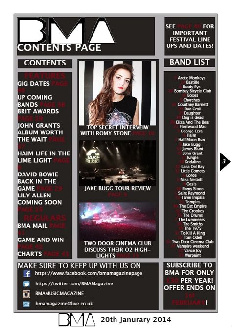 As Media Blog Music Magazine March 2014