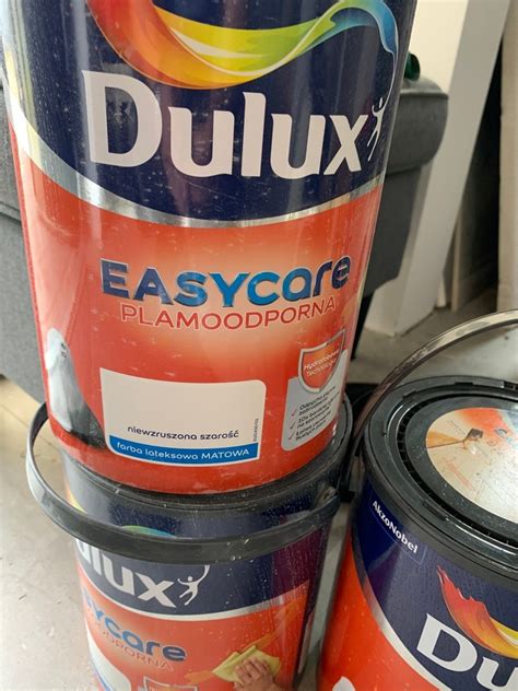 Farba Dulux Easy Care Niewzruszona Szaro L P Warszawa Kup