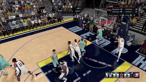 Nba 2k16 My Team Lebron James With The Big Slam Youtube