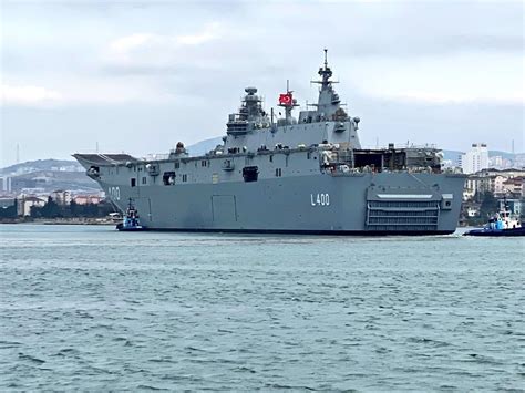 Turkey S Amphibious Assault Ship Anadolu Starts Sea Acceptance Tests