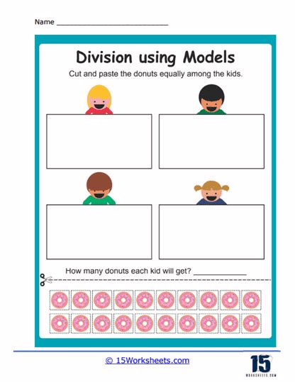 Division Models Worksheets | Area Model, Bar Model, Array - Worksheets ...