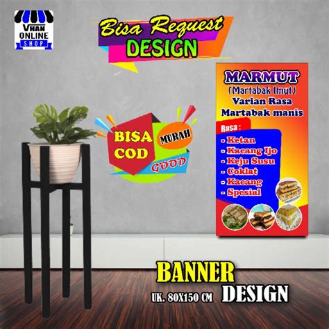 Jual Spanduk Banner Martabak Mini Martabak Manis Keren Murah Shopee