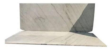 White Rectangular Katni Marble Slab Flooring Thickness Mm At Rs