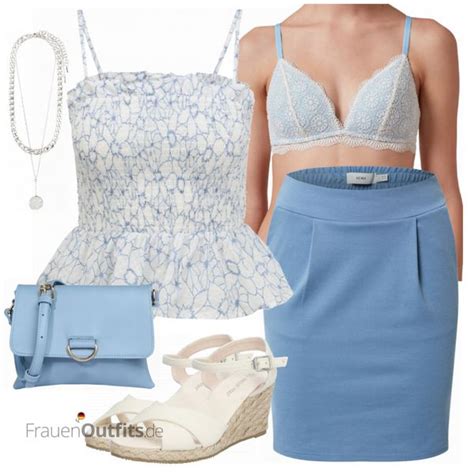 Sommer Look für modische Frauen Frauen Outfit Komplettes Große Cups