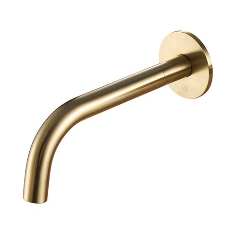 JTP VOS Brushed Brass Wall Mounted Spout 150mm 23446BBR