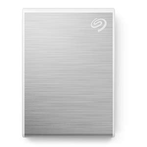 Seagate One Touch Portable External SSD, 1 TB Storage, Silver ...