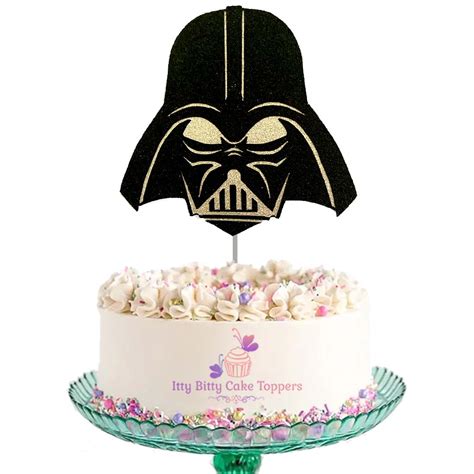 Darth Vader Star Wars Card Cake Topper Itty Bitty Cake Toppers