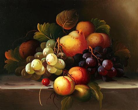 still life oil paintings of fruit - Marietta Saylor