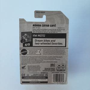 Mattel Other Honda Cb Cafe Hot Wheels Hw Moto Collection Motorcycle White Poshmark