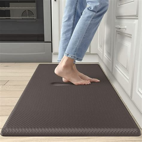 Sanmadrola Kitchen Rugs Cushioned Anti-Fatigue Runner Rug 0.75'' Thick Waterproof Non-Slip ...