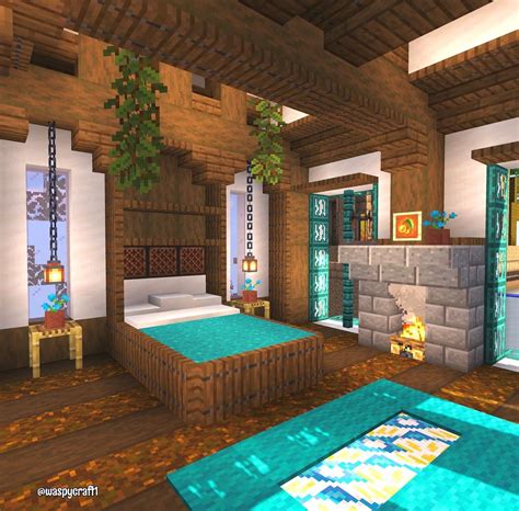 Minecraft Bedroom Design Minecraft Houses Minecraft Bedroom Minecraft Mansion